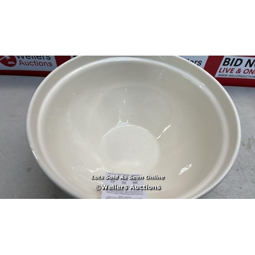 3006 - MASON CASH INNOVATIVE KITCHEN MIXING BOWL, CERAMIC, OFF- WHITE, 29 X 29 X 14 CM, 5 LITERS / H13