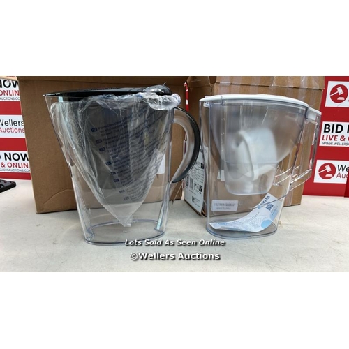 3021 - 2X BRITA MARELLA WATER FILTER JUG STARTER PACK / H15