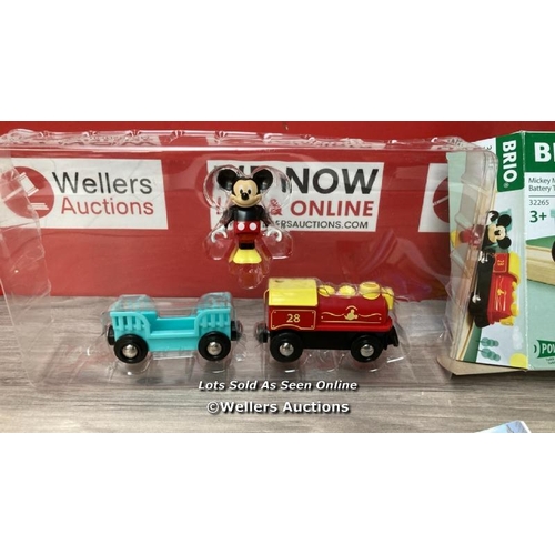 3041 - BRIO WORLD DISNEY MICKEY MOUSE BATTERY POWERED TRAIN / H19