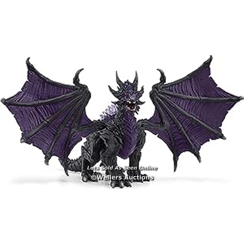 3042 - SCHLEICH ELDRADOR 70152 CREATURES SHADOW DRAGON ACTION FIGURE - ULTRA REALISTIC DARK SHADOW DRAGON F... 