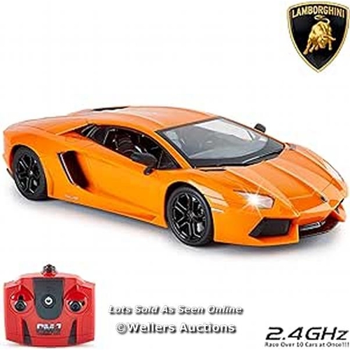 3050 - OFFICIALLY LICENSED REMOTE CONTROL LAMBORGHINI IN 30CM SIZE 1:14 SCALE IN LAMBO ORANGE / H19