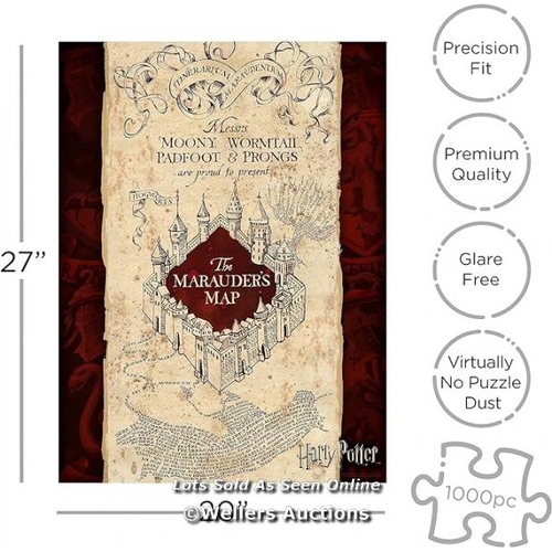 3067 - AQUARIUS 65284 HARRY POTTER MARAUDERS MAP JIGSAW PUZZLE, 1000 / H22