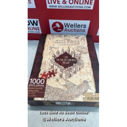 3067 - AQUARIUS 65284 HARRY POTTER MARAUDERS MAP JIGSAW PUZZLE, 1000 / H22