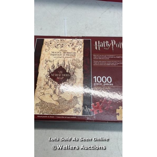 3067 - AQUARIUS 65284 HARRY POTTER MARAUDERS MAP JIGSAW PUZZLE, 1000 / H22