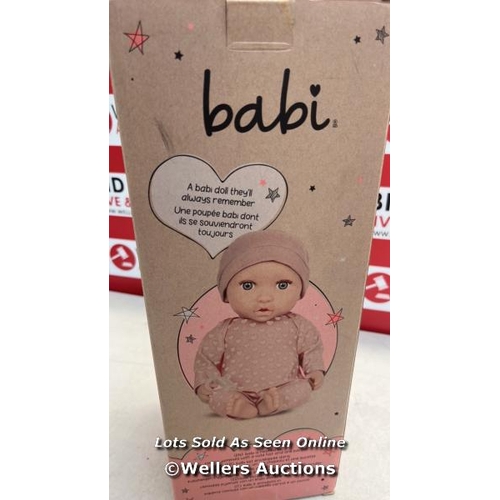 3073 - BABI BY BATTAT 14-INCH NEWBORN BABY DOLL / H22