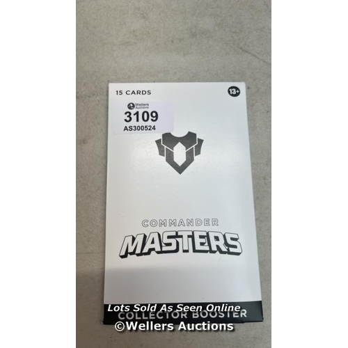 3109 - MAGIC: THE GATHERING COMMANDER MASTERS COLLECTOR BOOSTER / APPEARS NEW & SEALED / H36