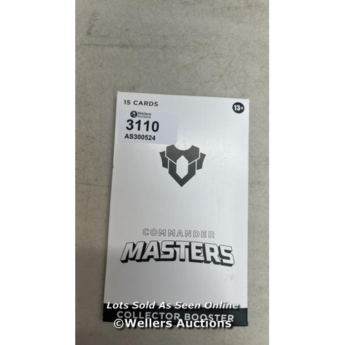 3110 - MAGIC: THE GATHERING COMMANDER MASTERS COLLECTOR BOOSTER / APPEARS NEW & SEALED / H36