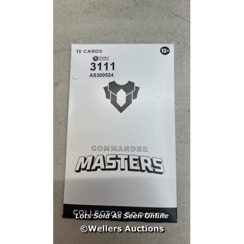 3111 - MAGIC: THE GATHERING COMMANDER MASTERS COLLECTOR BOOSTER / APPEARS NEW & SEALED / H36