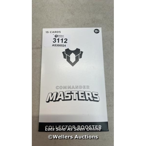 3112 - MAGIC: THE GATHERING COMMANDER MASTERS COLLECTOR BOOSTER / APPEARS NEW & SEALED / H36