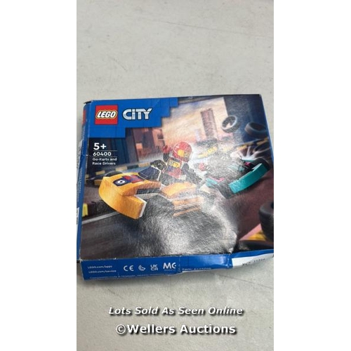 3120 - LEGO CITY GO-KARTS AND RACE DRIVERS, RACING VEHICLE TOY PLAYSET FOR 5 PLUS YEAR OLD BOYS, GIRLS AND ... 