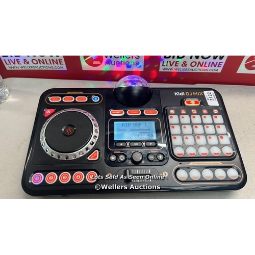 3122 - VTECH KIDI DJ MIX (BLACK), TOY DJ MIXER FOR KIDS WITH 15 TRACKS AND 4 MUSIC STYLES, WITH LIGHTS AND ... 