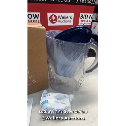 3231 - RRP VALUE: �35 TO INCL. BRITA MARELLA XL WATER FILTER JUG BLUE (3.5L) / BRITA ALUNA WATER FILTER JUG... 