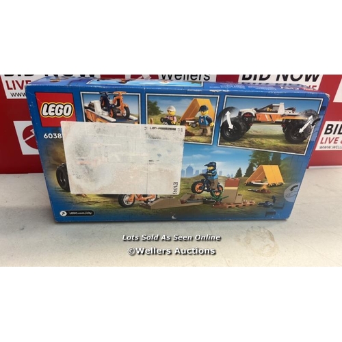 3240 - LEGO 60387 CITY 4X4 OFF-ROADER ADVENTURES CAMPING SET / E80