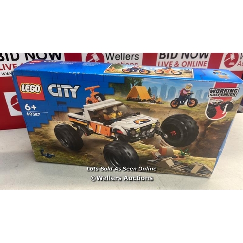 3240 - LEGO 60387 CITY 4X4 OFF-ROADER ADVENTURES CAMPING SET / E80