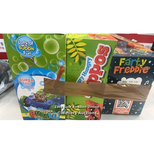 3261 - RRP VALUE: �55 TO INCL. FARTY FREDDIE 3790 FART MACHINE & PASS THE PARCEL ONE / HASBRO GAMING ELEFUN... 