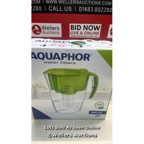 3284 - AQUAPHOR WATER FILTER JUG SMILE, SPACE-SAVING / G4