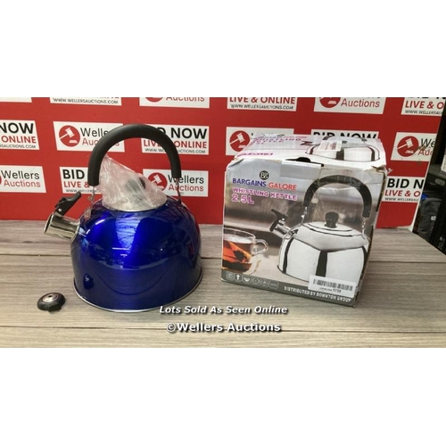 3290 - 2.5L STAINLESS STEEL WHISTLING KETTLE / C4