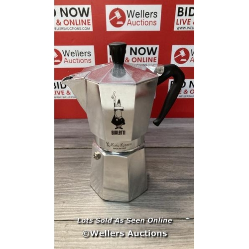 3476 - BIALETTI MOKA EXPRESS ALUMINIUM STOVETOP COFFEE MAKER (9 CUP