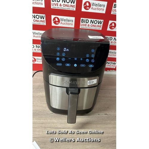 2210 - GOURMIA 6.7L DIGITIAL AIR FRYER / POWERS UP / SIGNS OF USE / C26