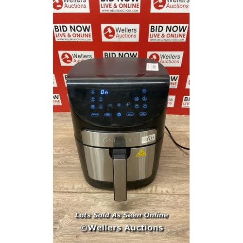 2211 - GOURMIA 6.7L DIGITIAL AIR FRYER / POWERS UP / MINIMAL SIGNS OF USE / C26