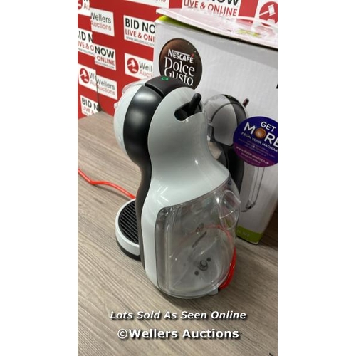 2224 - DOLCE GUSTO BY KRUPS MINI ME COFFEE MACHINE / POWERS UP / SIGNS OF USE / D22