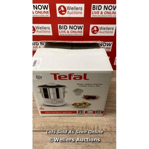 2226 - TEFAL CONVIENIENT SEREIS STEAMER VC145140 / POWERS UP / MINIMAL SIGNS OF USE / D22