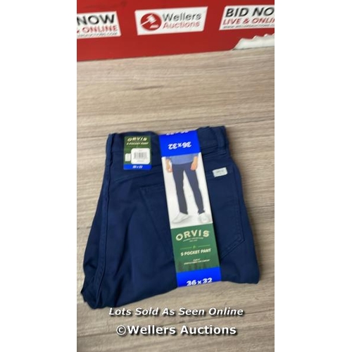 2269 - GENTS NEW ORVIS 5 POCKET TROUSERS / 36X32 / D23