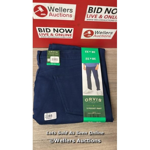 2285 - GENTS NEW ORVIS 5 POCKET TROUSERS / 38X32 / D23