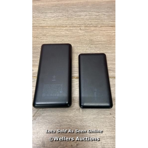 4075 - BELKIN POWERBANKS 2PK / UNTESTED / C41