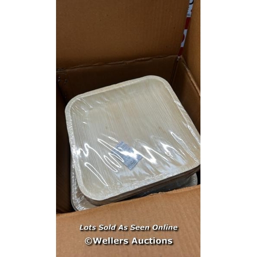 5044 - ECO SOUL 100% COMPOSTABLE 10IN AND 7IN PALM LEAF PLATES - 50 PACK / G81