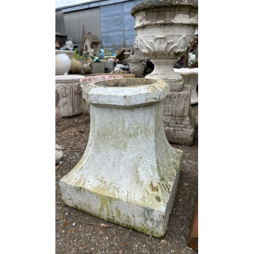 1314 - TWO NON-MATCHING CHIMNEY POTS, LARGEST 45CM (H) / ALL LOTS ARE LOCATED IN SL0 9LG, REGRETFULLY WE DO... 