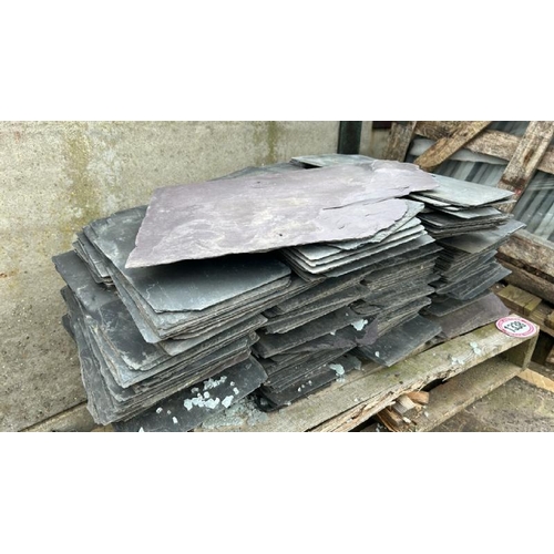 1338 - A PALLET OF ROOFING SLATES / ALL LOTS ARE LOCATED IN SL0 9LG, REGRETFULLY WE DO NOT OFFER SHIPPING, ... 