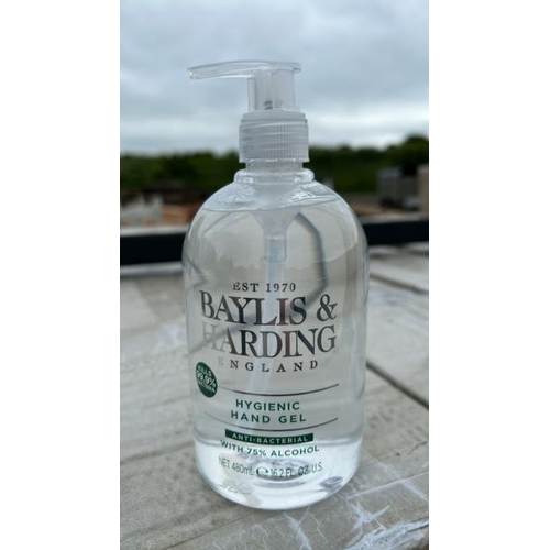 1352 - A PALLET OF BAYLIS AND HARDING 180ML HAND GEL, X6 PER BOX, APPROX X150 BOXES PER PALLET / ALL LOTS A... 