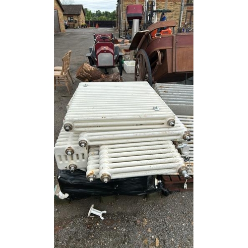 1374 - FOURTEEN MODERN CAST IRON RADIATORS / ALL LOTS ARE LOCATED IN SL0 9LG, REGRETFULLY WE DO NOT OFFER S... 