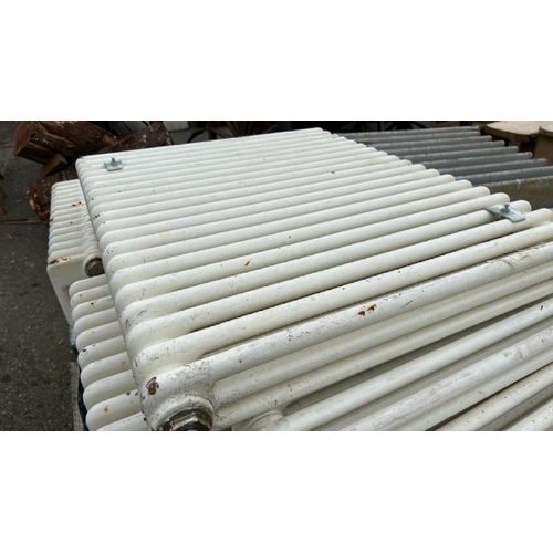 1374 - FOURTEEN MODERN CAST IRON RADIATORS / ALL LOTS ARE LOCATED IN SL0 9LG, REGRETFULLY WE DO NOT OFFER S... 