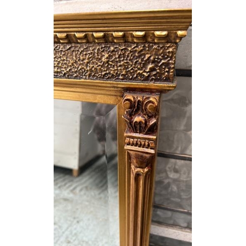 1528 - A PAIR OF MODERN GILT FRAMED MIRRORS, EACH 65.5 X 95CM / ALL LOTS ARE LOCATED IN SL0 9LG, REGRETFULL... 