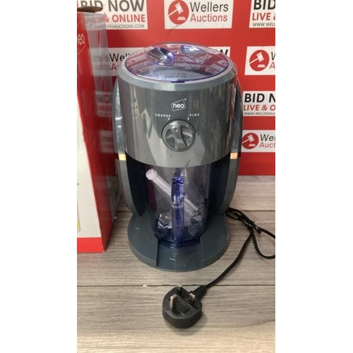 5208 - NEO ICE CRUSHER SLUSH MACHINE ELECTRIC CRUSHED ICE MAKER WITH REMOVABLE JUG FOR BLENDING SLUSHIES, C... 