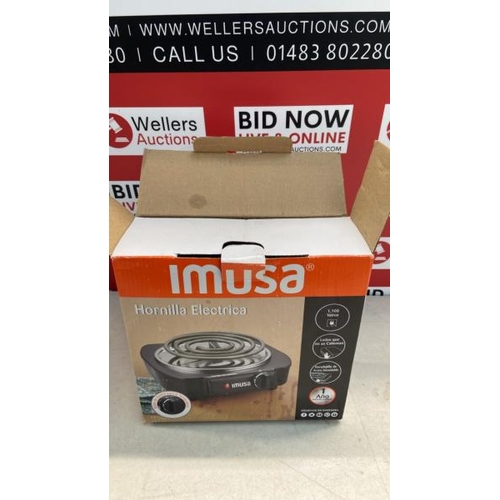 5241 - IMUSA GAU-80305 SINGLE ELECTRIC BURNER, 1100 WATTS. / G11