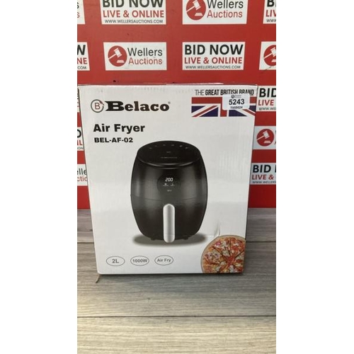 5243 - BELACO AIR FRYER, 2L DIGITAL DISPLAY / G11