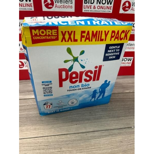 5262 - PERSIL NON BIO WASHING POWDER XXL FAMILY PACK 100% RECYCLABLE PACK FOR STAIN REMOVAL THAT'S GENTLE N... 