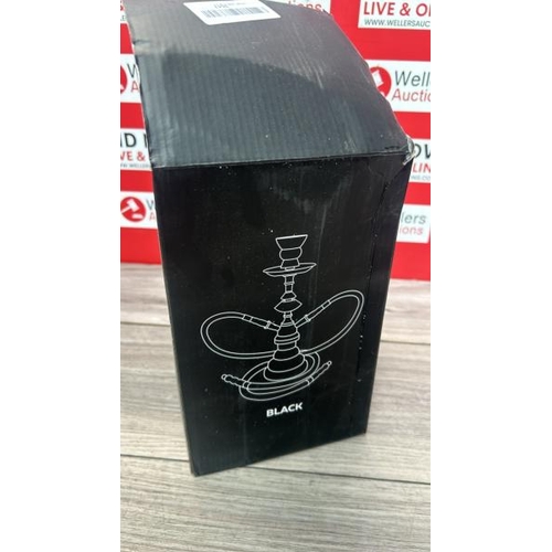 5268 - PORTABLE SHISHA SET WITH EVERYTHING - HOOKAH SET 2 HOSE SHISHA PIPE  LILONE 12� BLACK MINI HOOKAH 2... 