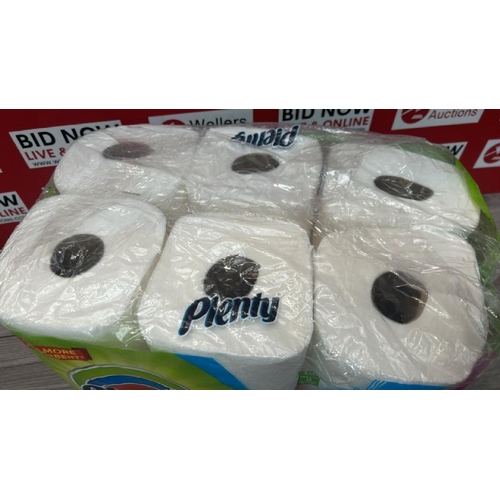 5274 - PLENTY KITCHEN TOWEL, 6 WHITE ROLLS, 600 SHEETS OF KITCHEN ROLL, 2-PLY TISSUE / G7