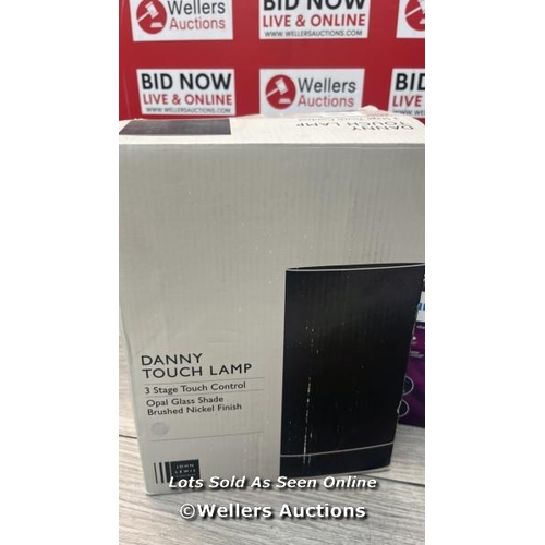 2X PHILIPS FABRIC SHAVERS, 1X JOHN LEWIS LIGHT AND RUSSELL HOBBS KETTEL