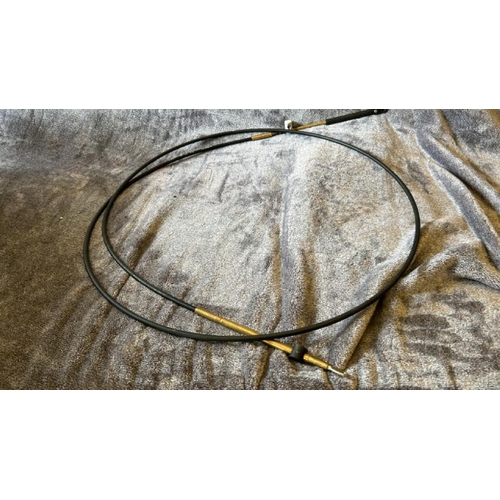 583 - X2 NEW C5 9FT AND 5FT ENGINE CONTROL CABLES