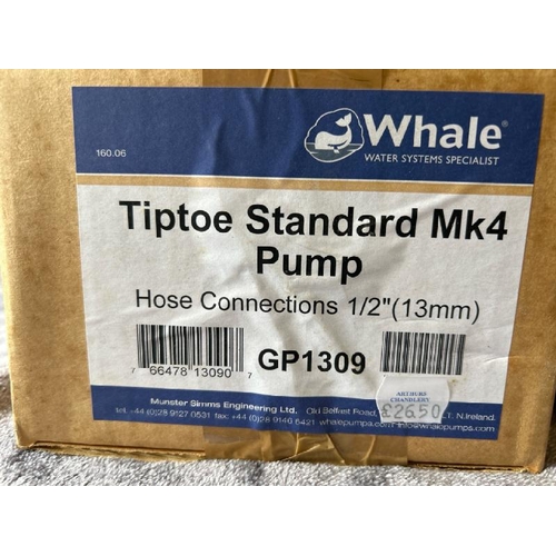 588 - X2 NEW WHALE TIPTOE STANDARD MK4 PUMP, GP1309