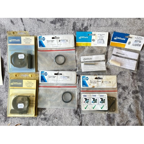 595 - X7 NEW NON RETURN VALVES, O-RINGS, FLIPPER OVERHAUL KITS ETC