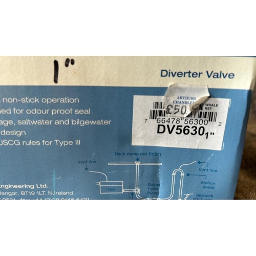 596 - X2 NEW WHALE DIVERTER VALVES