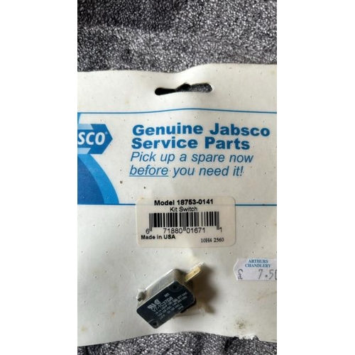 597 - X3 NEW JABSCO MICROSWITCH AND PRESSURE SWITHS