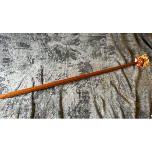 604 - NEW LAHNA WOODEN FLAG POLE, SEE IMAGES FOR SIZE