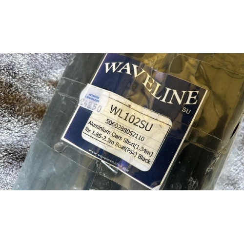 608 - NEW WAVELINE ALUMINIUM OARES, SEE IMAGES FOR SIZE